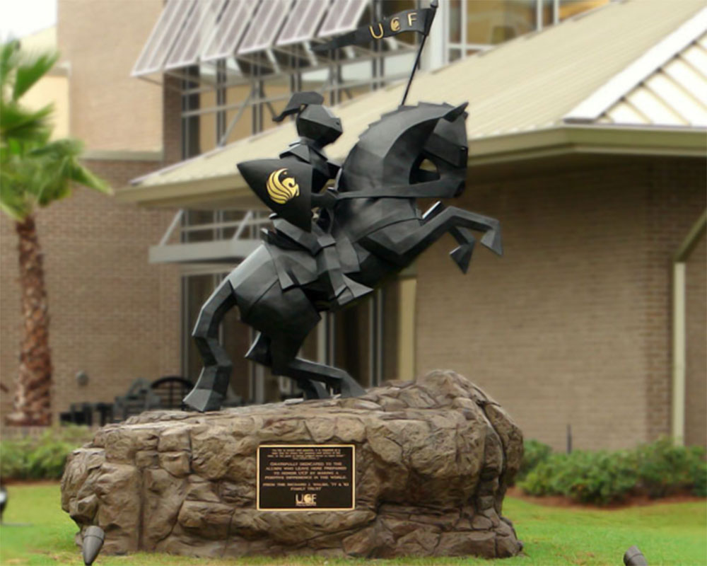 University of Central Florida Mascot Monument